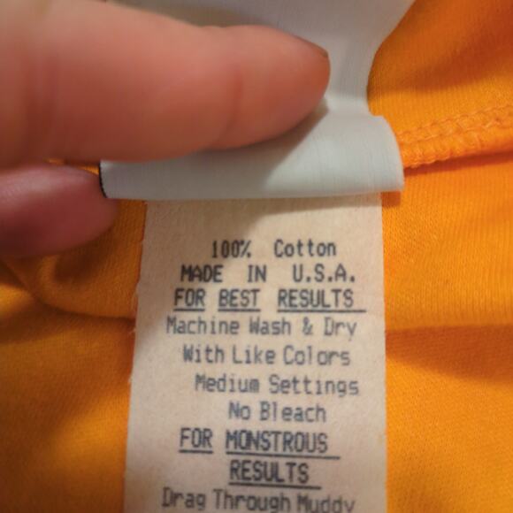 VTG Monster Wear Boy's Size 5 Turtleneck Long Sleeve Shirt Blank Made in USA - Picture 3 of 6